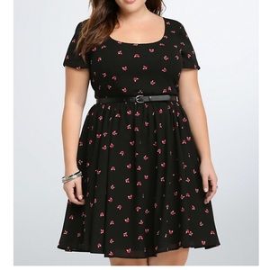 Torrid size 20 fox skater dress